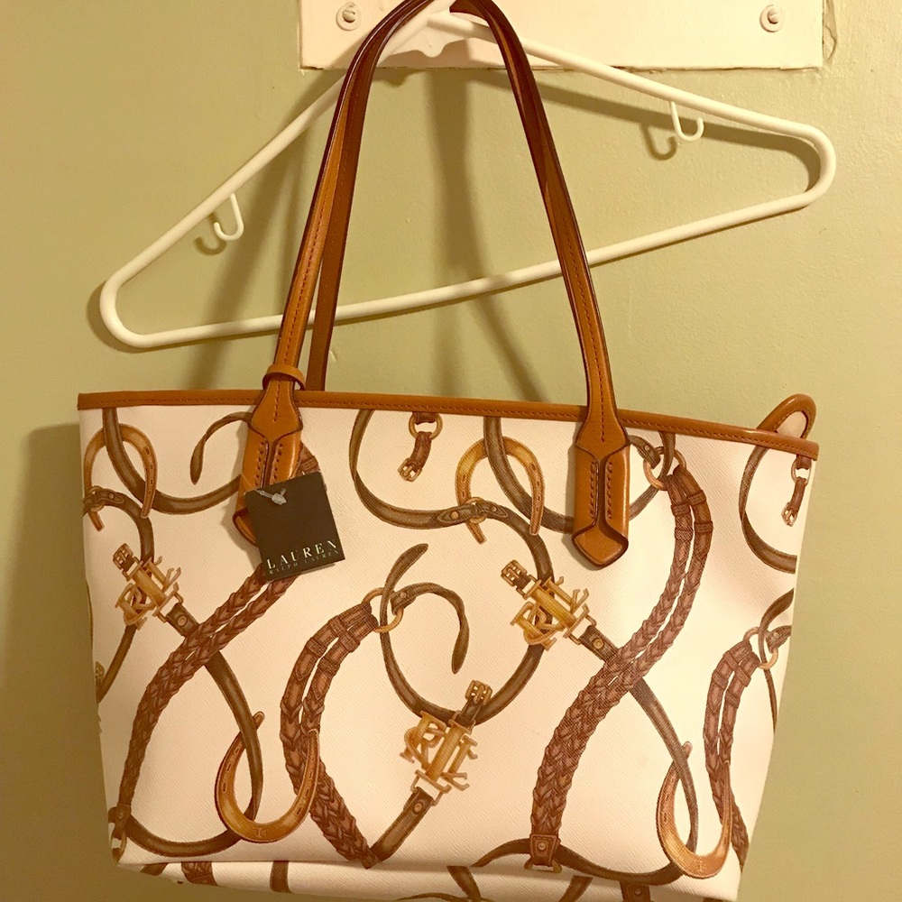 Ralph Lauren handbag-NEW Caldwell belting shopper